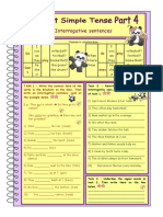 5972 Present Simple Tense Part 4 Interrogative Sentences 3 Pages 9 Tasks With Key