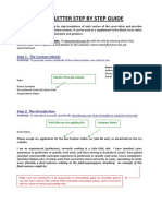 Cover Letter Step by Step Guide PDF