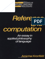 Amichai Kronfeld - Reference and Computation PDF