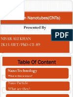 Carbon Nanotubes (CNTS) : Presented by