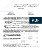 Teleprotection Solutions With Guaranteed Performance Using Packet Switched Wide Area Communication Networks