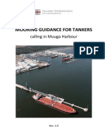 Mooring Guidance For Tankers: Calling in Muuga Harbour