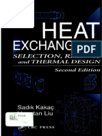 Sadik Kakac - Heat Exchangers - Selection Rating and Thermal Desgin PDF