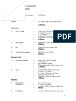 Hotel Water Demand Calculation