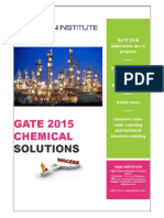 GATE Chemical Engineering 2015