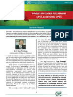 Pak-China Relations CPEC and Beyond (Seminar Report by IPS)