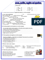 El Examen para 8 Sobre El Presente Simple Segundo Periodo