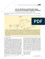 Design and Assessment of A Membrane and Absorption Based Carbon Dioxide Removal Process For Oxidative Coupling of Methane