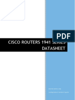 Cisco Routers 1941 Series Datasheet