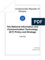 FDRE - National ICT Policy English