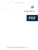 Si Solar Cell 1D: Created in COMSOL Multiphysics 5.2a