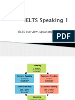 IELTS Overview, Speaking Test (Part 1)