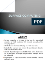 Surface Computing