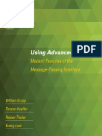 William Gropp, Torsten Hoefler, Rajeev Thakur, Ewing Lusk Using Advanced MPI Modern Features of The Message-Passing Interface