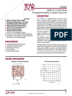 Description Features: Lt3092 200ma 2-Terminal Programmable Current Source