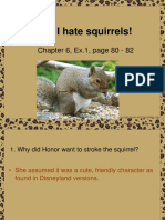 Why I Hate Squirrels!: Chapter 6, Ex.1, Page 80 - 82