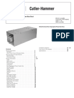 Non-Segregated Phase Bus Duct (Technical Data)