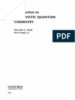 Lntroduction To Relativistic Quantum Chemistry: Oxford