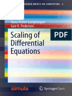 Scaling of Differential Equations