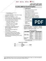 LM358, LM258, LM158, LM2904 Dual Operational Amplifiers: 1 Features 2 Applications