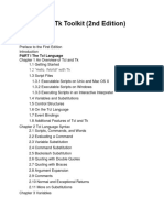 TCL and The TK Toolkit 2nd Edition CONTENTS