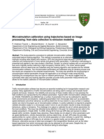 Microsimulation Calibration Using Trajectories Based On Image Processing: From Data Collection To Emission Modeling