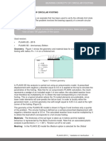 Validation-Bearing Capacity of Circular Footing (2015) - 0