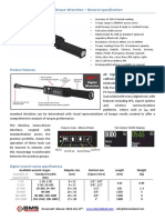 Super Series Digital Torque Wrenches Technical Specification