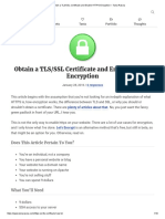 Obtain A TLS - SSL Certificate and Enable HTTPS Encryption - Tania Rascia