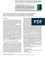 ISSHP Classification of Hypertensive Disorders of Pregnancy 2014