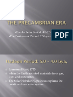 The Precambrian Era