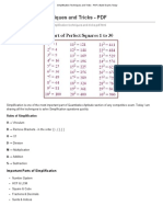 Simplification Techniques and Tricks - PDF - Bank Exams Today