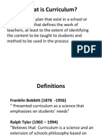 What Is Curriculum - Management