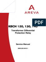 KBCH 120, 130, 140 Transformer Dirrerential Relay Service Manual