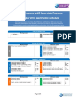 DP November 2017 Examination Schedule en PDF