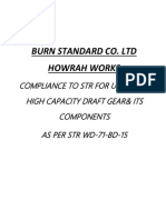 QAP WD-71-BD-15 Compliance To STR