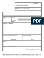 Work Clearance: Construction Aycqc