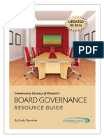 Board Governance Manual June 2014