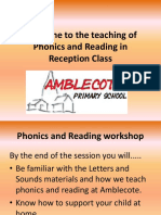 Phonics and Reading Information For Parents September 2015