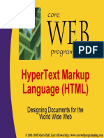 Hypertext Markup Language (HTML) : Designing Documents For The World Wide Web