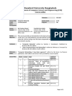 Stamford University Bangladesh: Department of Computer Science and Engineering (CSE)