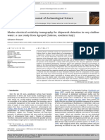 Marine Electrical Resistivity Tomography