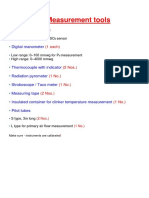 Kiln Audit - Required Measurement Tools