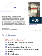 A Note On The Use of These PPT Slides:: Computer Networking: A Top Down Approach Featuring The Internet