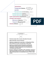 Hydrocarbons and Alcohols Handouts