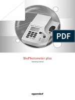 Biophotometer Plus: Operating Manual