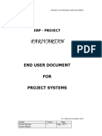 End User Document For Sap Project Systems PDF