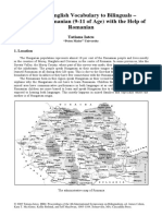 Teaching English Vocabulary To Bilinguals - Hungarian-Romanian (9-11 of Age) With The Help of Romanian