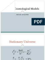 Simple Cosmological Models: Detail Analysis