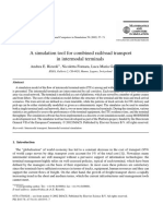 A Simulation Tool For Combined Rail/road Transport in Intermodal Terminals